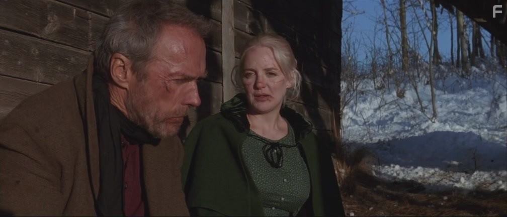 Clint Eastwood and Anna Levine in Непрощённый (1992)