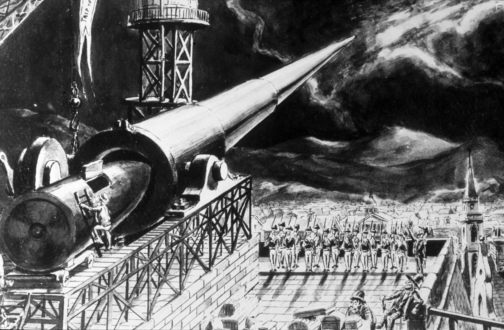 Georges M?li?s in Le voyage dans la lune (1986)