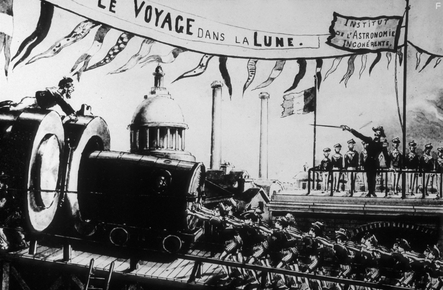 Georges M?li?s in Le voyage dans la lune (1986)