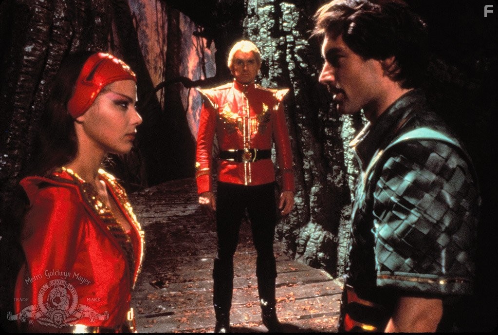 Timothy Dalton, Ornella Muti, and Sam J. Jones in Флэш Гордон (1980)