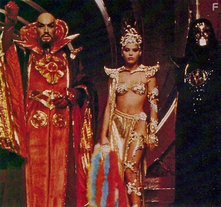 Ornella Muti, Max von Sydow, and Peter Wyngarde in Флэш Гордон (1980)