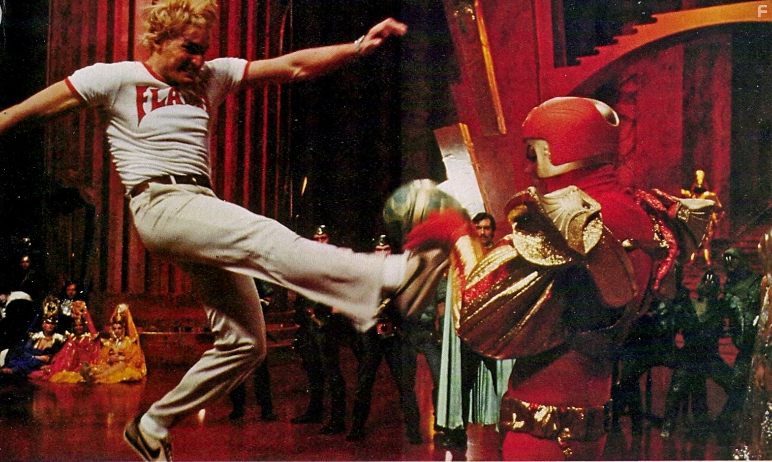 Timothy Dalton and Sam J. Jones in Флэш Гордон (1980)