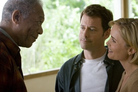 Morgan Freeman, Greg Kinnear, and Radha Mitchell in Праздник любви (2007)