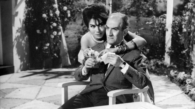 Louis de Fun?s and Maria-Rosa Rodriguez in Pouic-Pouic (1963)