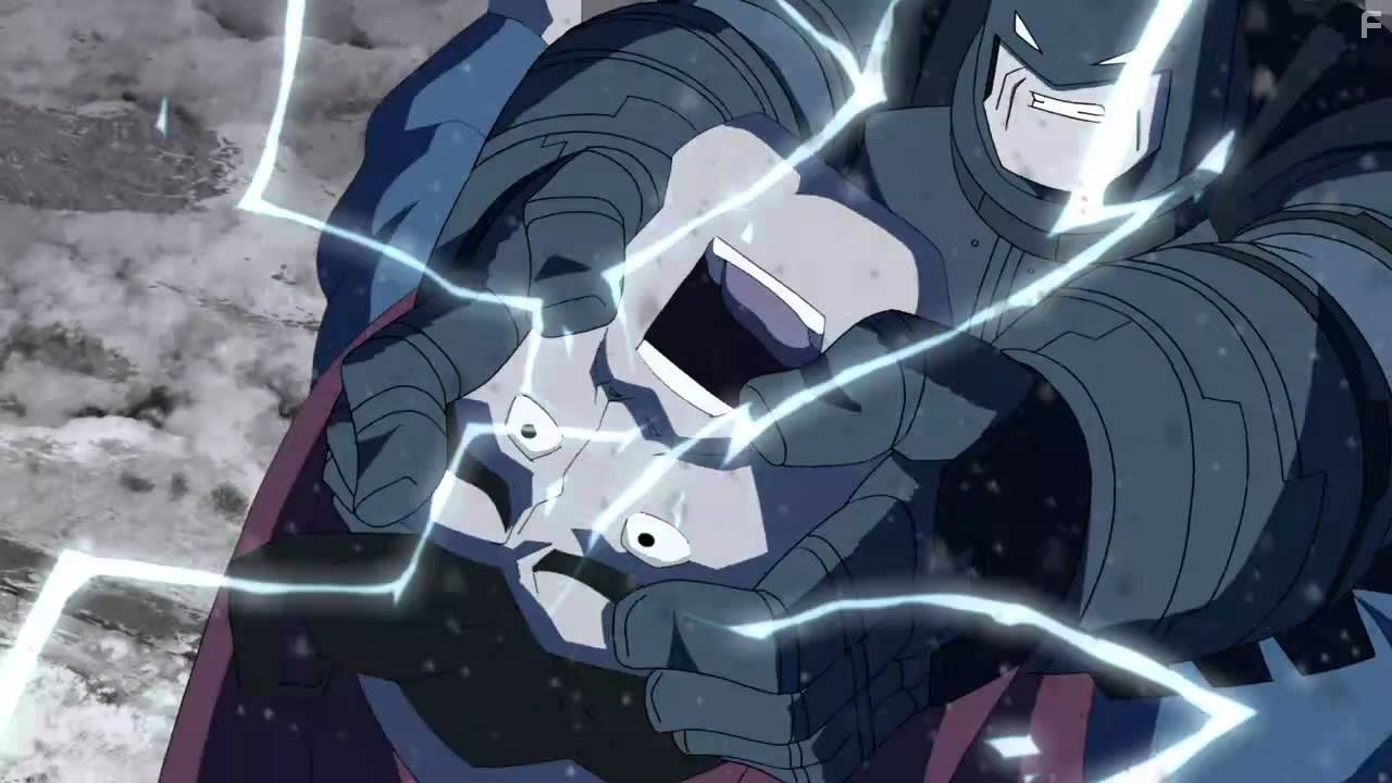 Peter Weller and Mark Valley in Тёмный рыцарь: Возрождение легенды. Часть 2 (2013)