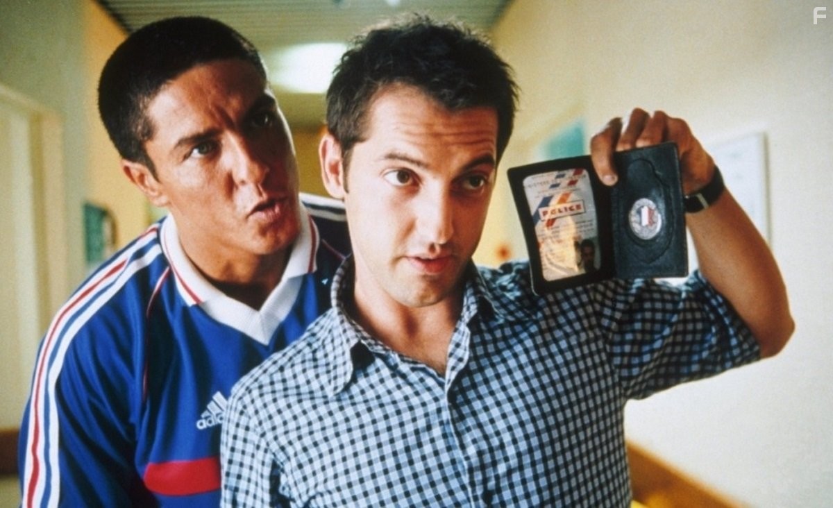 Fr?d?ric Diefenthal and Samy Naceri in Такси 2 (2000)