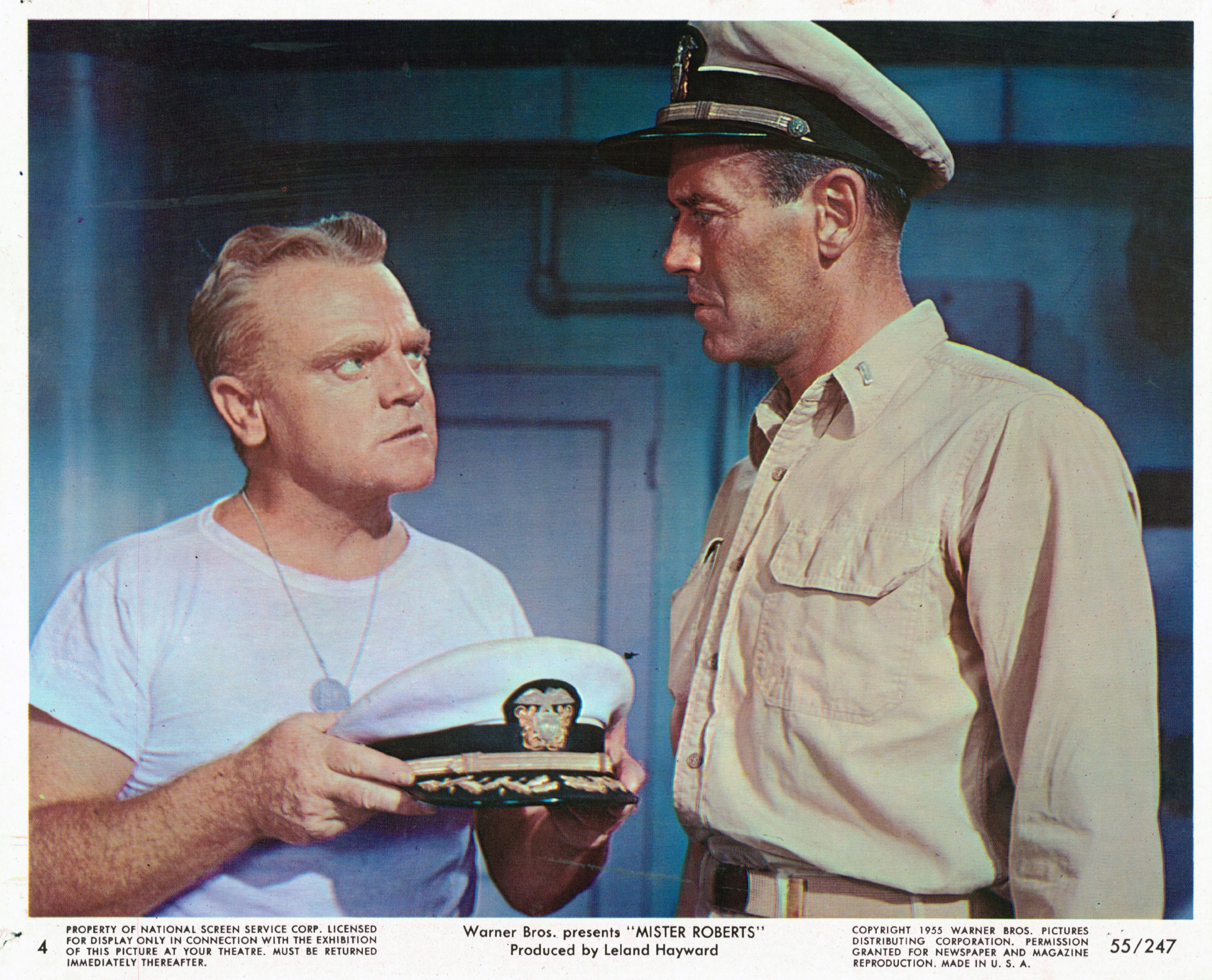 James Cagney and Henry Fonda in Мистер Робертс (1955)