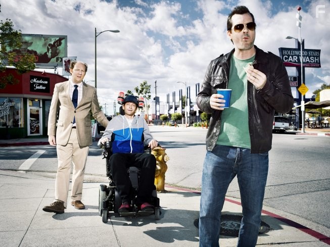 DJ Qualls, Jim Jefferies, and Dan Bakkedahl in В норме (2013)