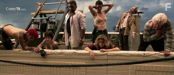 Diane Ayala Goldner, Clu Gulager, Tom Gulager, Carl Anthony Payne II, Johanna Putnam, Chelsea Richards, and Melissa Reed in Пир 2: Кровавые секунды (2008)