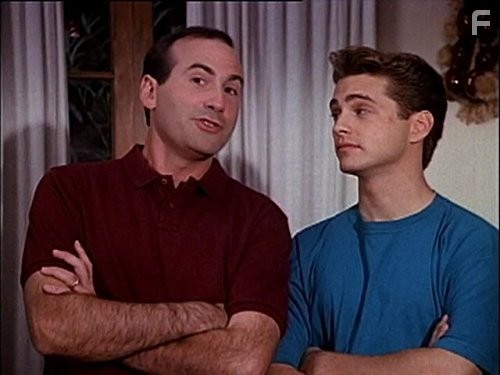 Jason Priestley and James Eckhouse in Beverly Hills 90210 (1990)
