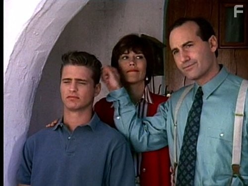 Jason Priestley, James Eckhouse, and Carol Potter in Beverly Hills 90210 (1990)