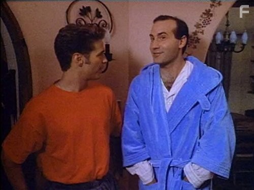 Jason Priestley and James Eckhouse in Beverly Hills 90210 (1990)