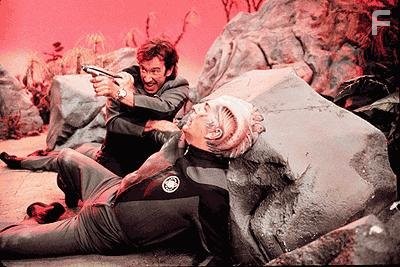 A scene from the TV series