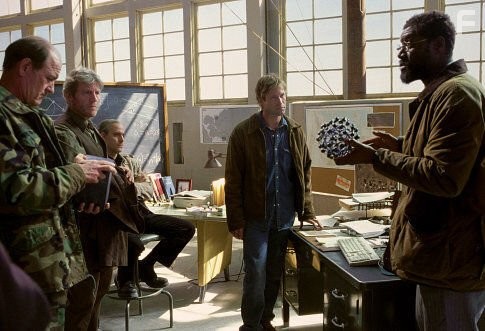 (l to r) Richard Jenkins, Tch?ky Karyo, Stanley Tucci, Aaron Eckhart and Delroy Lindo