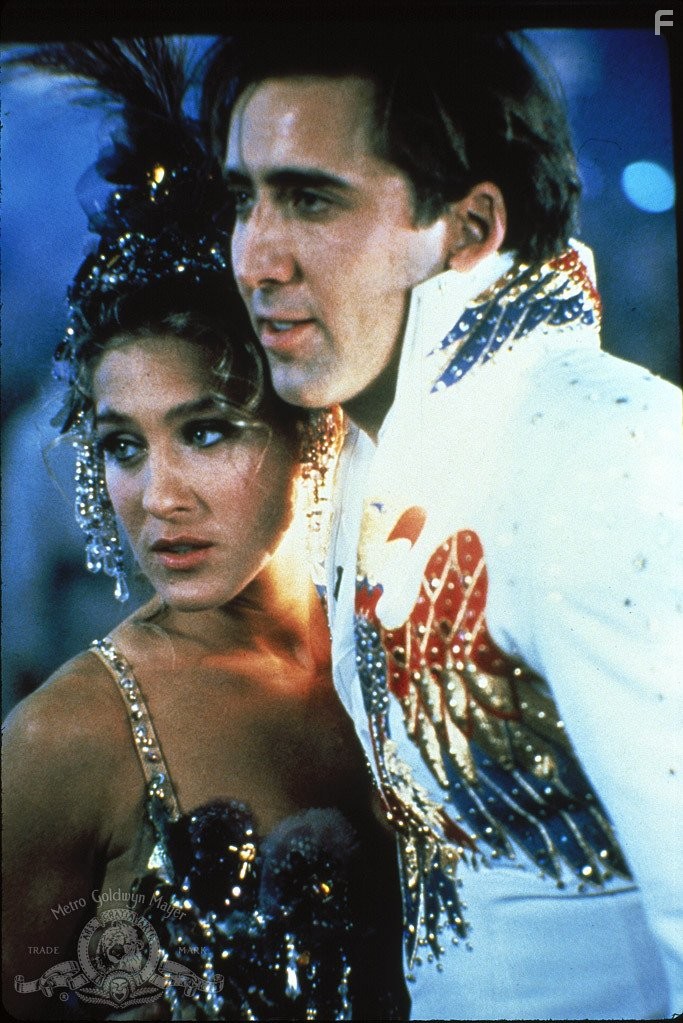 Nicolas Cage and Sarah Jessica Parker in Медовый месяц в Лас-Вегасе (1992)