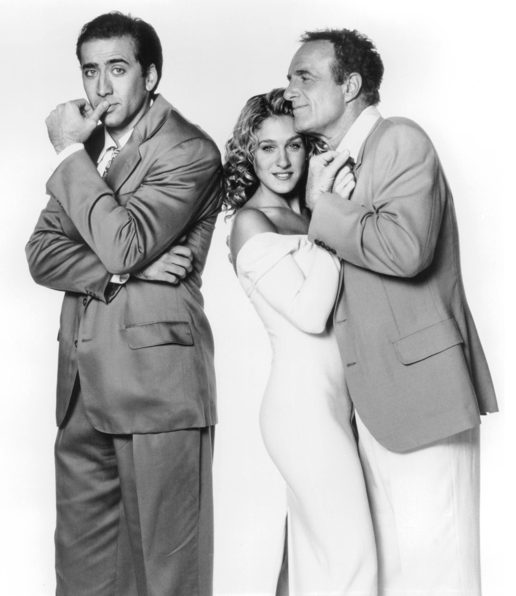 Nicolas Cage, Sarah Jessica Parker, and James Caan in Медовый месяц в Лас-Вегасе (1992)