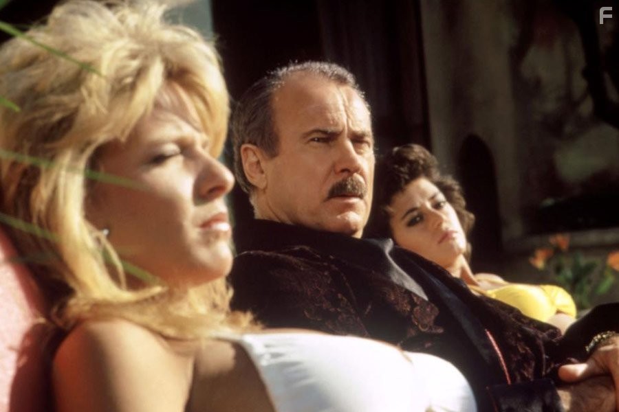 Dabney Coleman, Ava Fabian, and Dona Speir in Сети зла (1987)