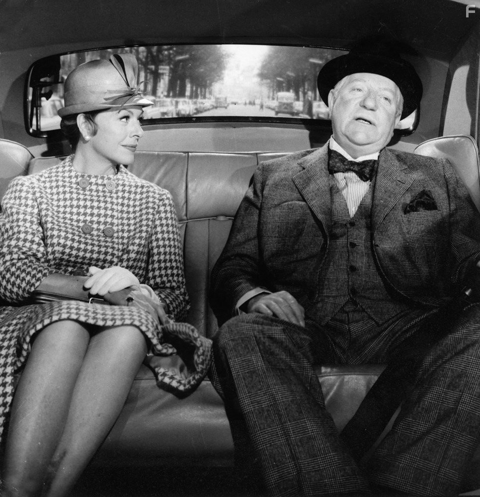 Jean Gabin and Madeleine Robinson in The Gentleman from Epsom (1962)
