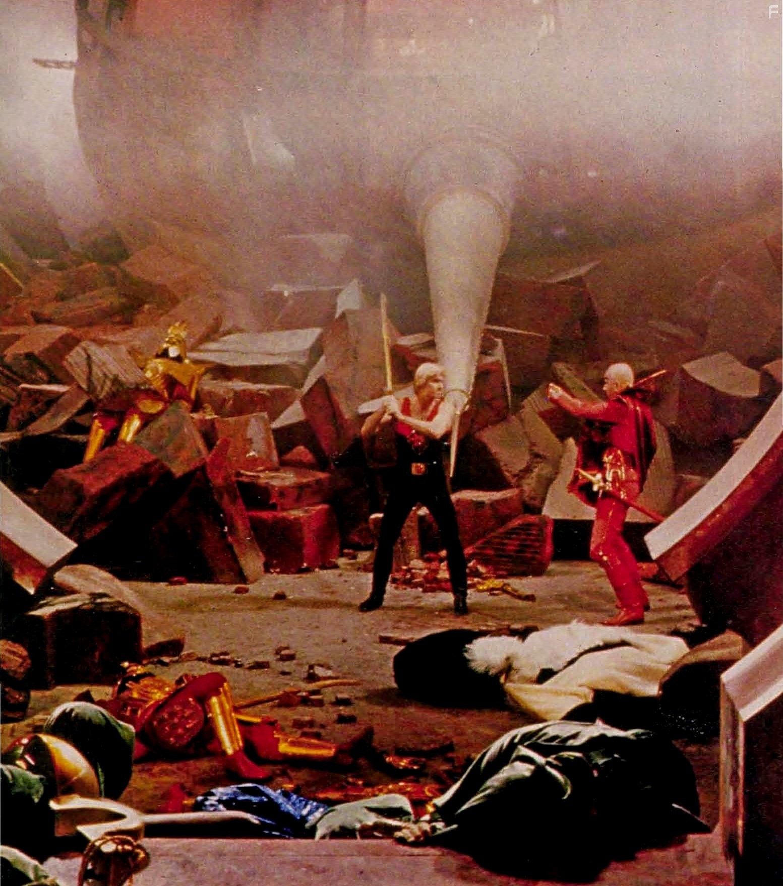 Max von Sydow and Sam J. Jones in Флэш Гордон (1980)