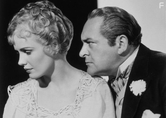 Frances Farmer and Edward Arnold in Come and Get It (1936)