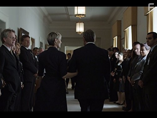 Kevin Spacey and Robin Wright in Карточный домик (2013)