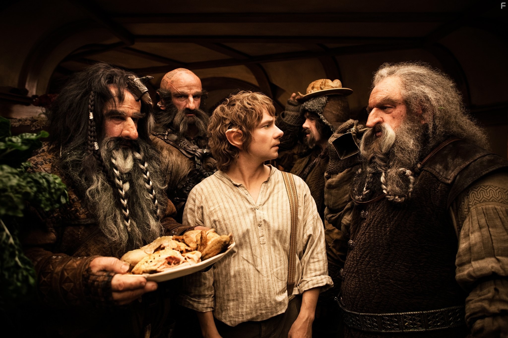 John Callen, Martin Freeman, William Kircher, Graham McTavish, and James Nesbitt in Хоббит: Нежданное путешествие (2012)