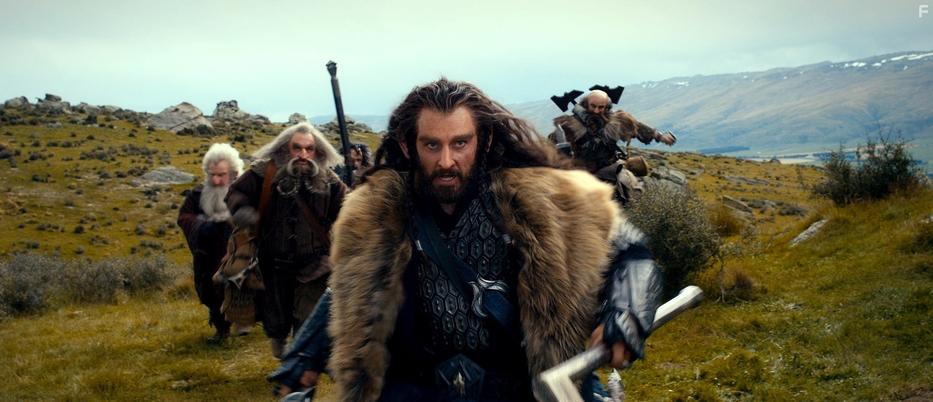 Richard Armitage, John Callen, Graham McTavish, and Ken Stott in Хоббит: Нежданное путешествие (2012)