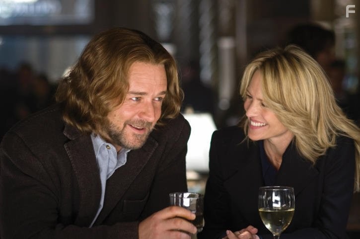 Russell Crowe and Robin Wright in Большая игра (2009)