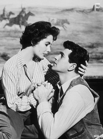 Elizabeth Taylor and Rock Hudson in "Giant"