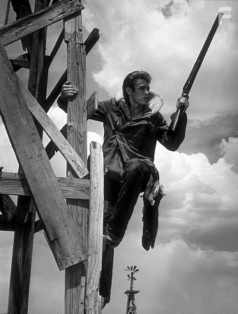 James Dean in "Giant." 1955 Warner / MPTV