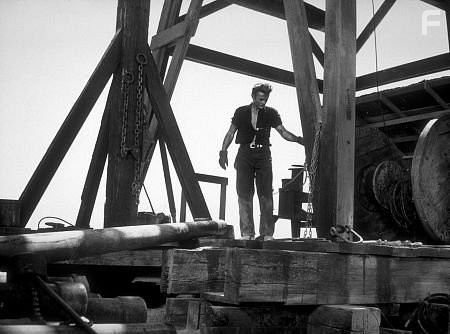 James Dean in "Giant." 1955 Warner / MPTV