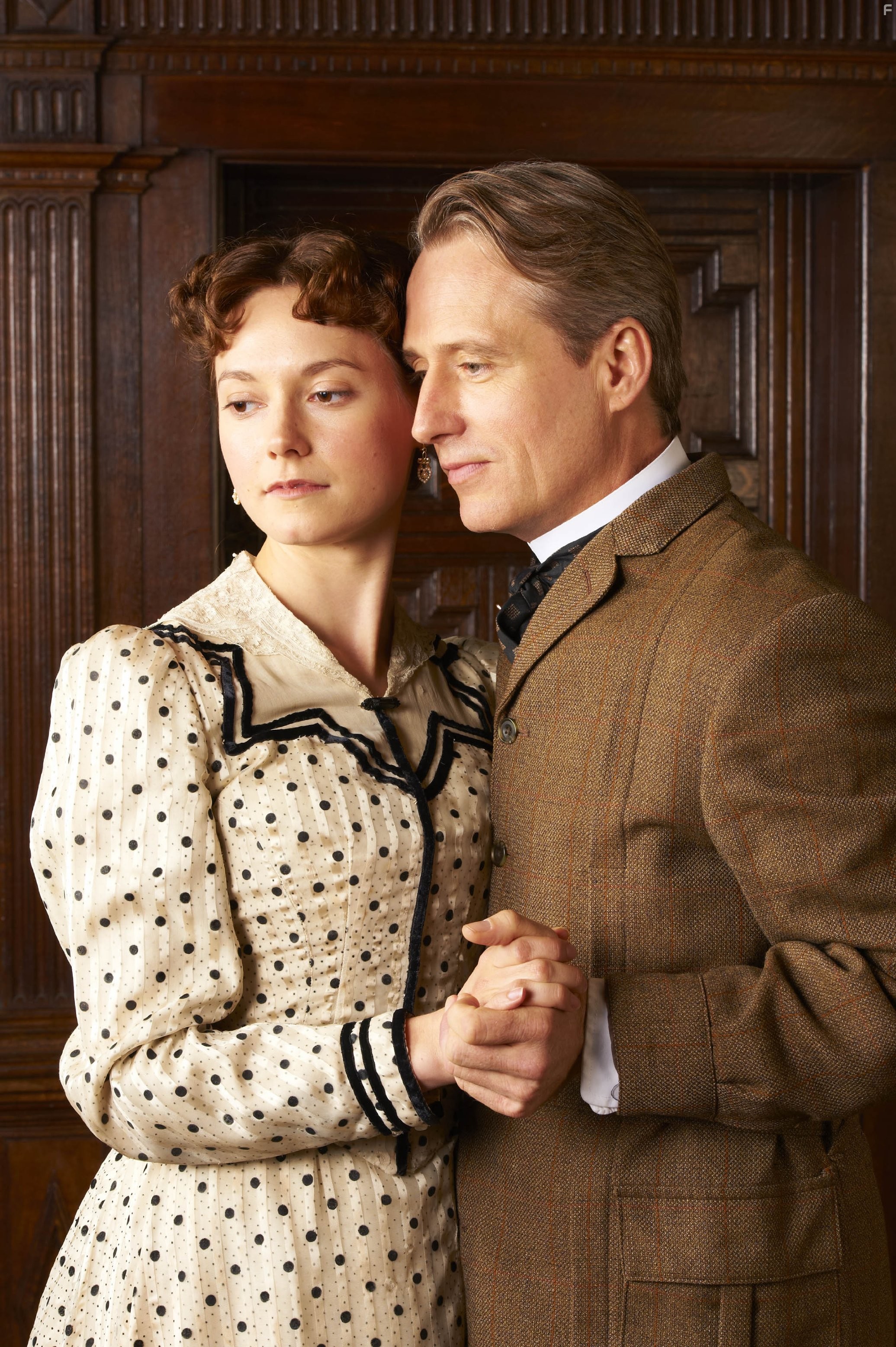 Linus Roache and Lydia Wilson in The Making of a Lady (2012)