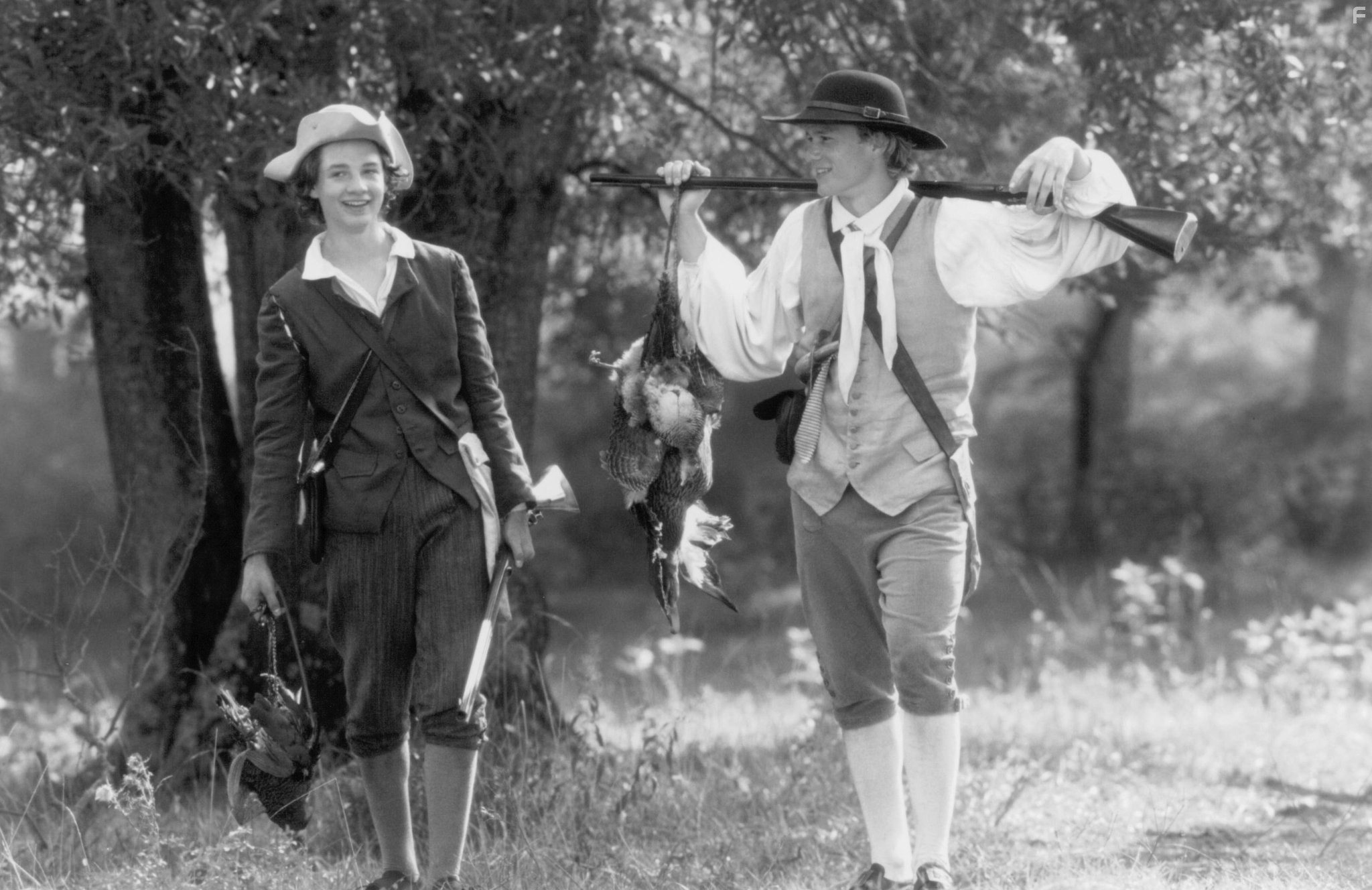 Heath Ledger and Gregory Smith in Патриот (2000)