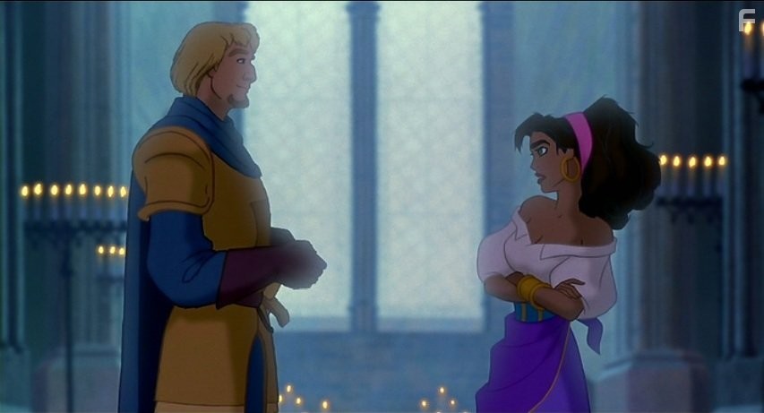 Kevin Kline and Demi Moore in Горбун из Нотр-Дама (1996)