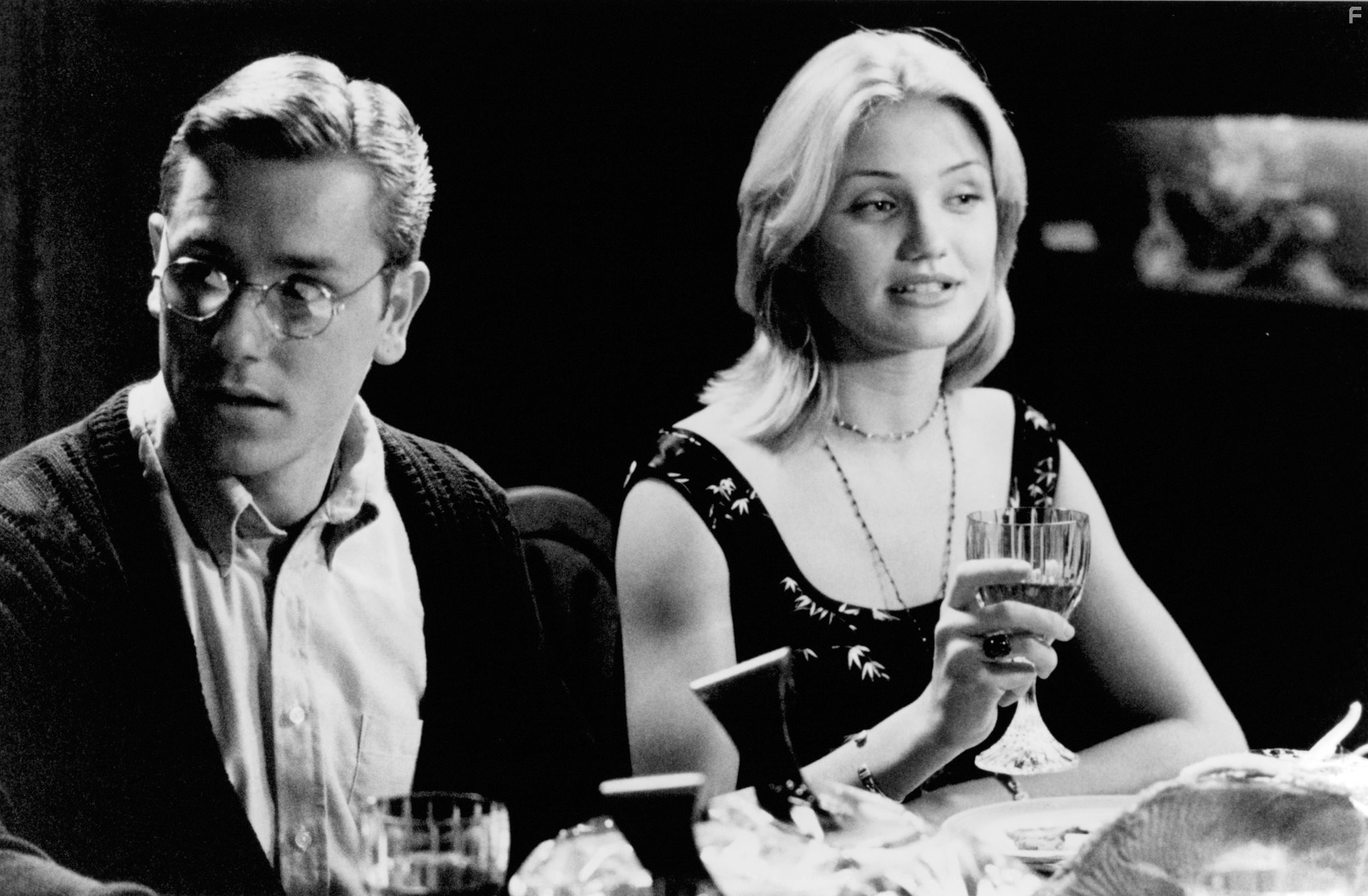 Cameron Diaz and Ron Eldard in Последний ужин (1995)