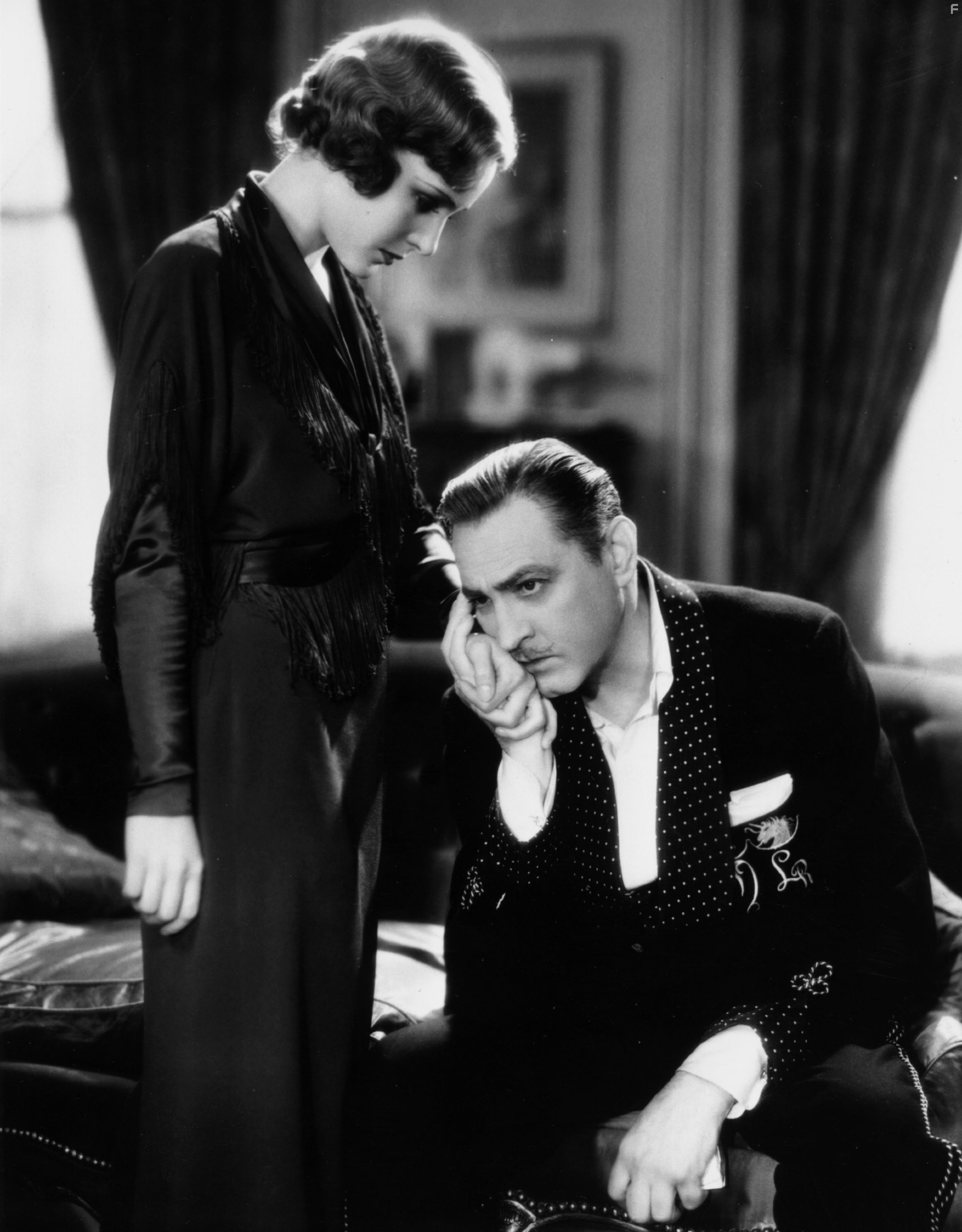 John Barrymore and Madge Evans in Обед в восемь (1933)