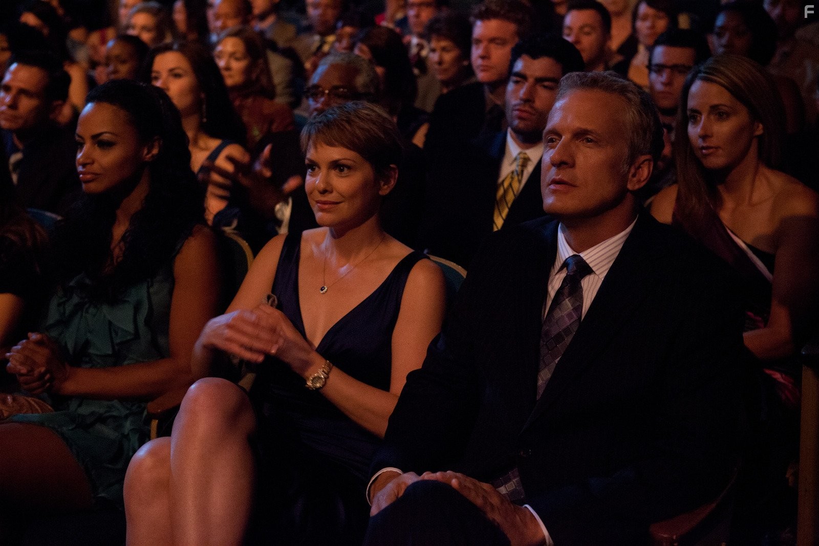 Jordana Capra, Patrick Fabian, and Larisa Oleynik in Атлант расправил плечи: Часть 2 (2012)