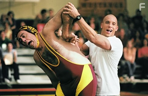 Brad Garrett (left),  Vin Diesel (right).