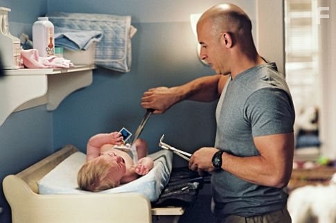 Luke/Bo Vink (left), Vin Diesel (right).