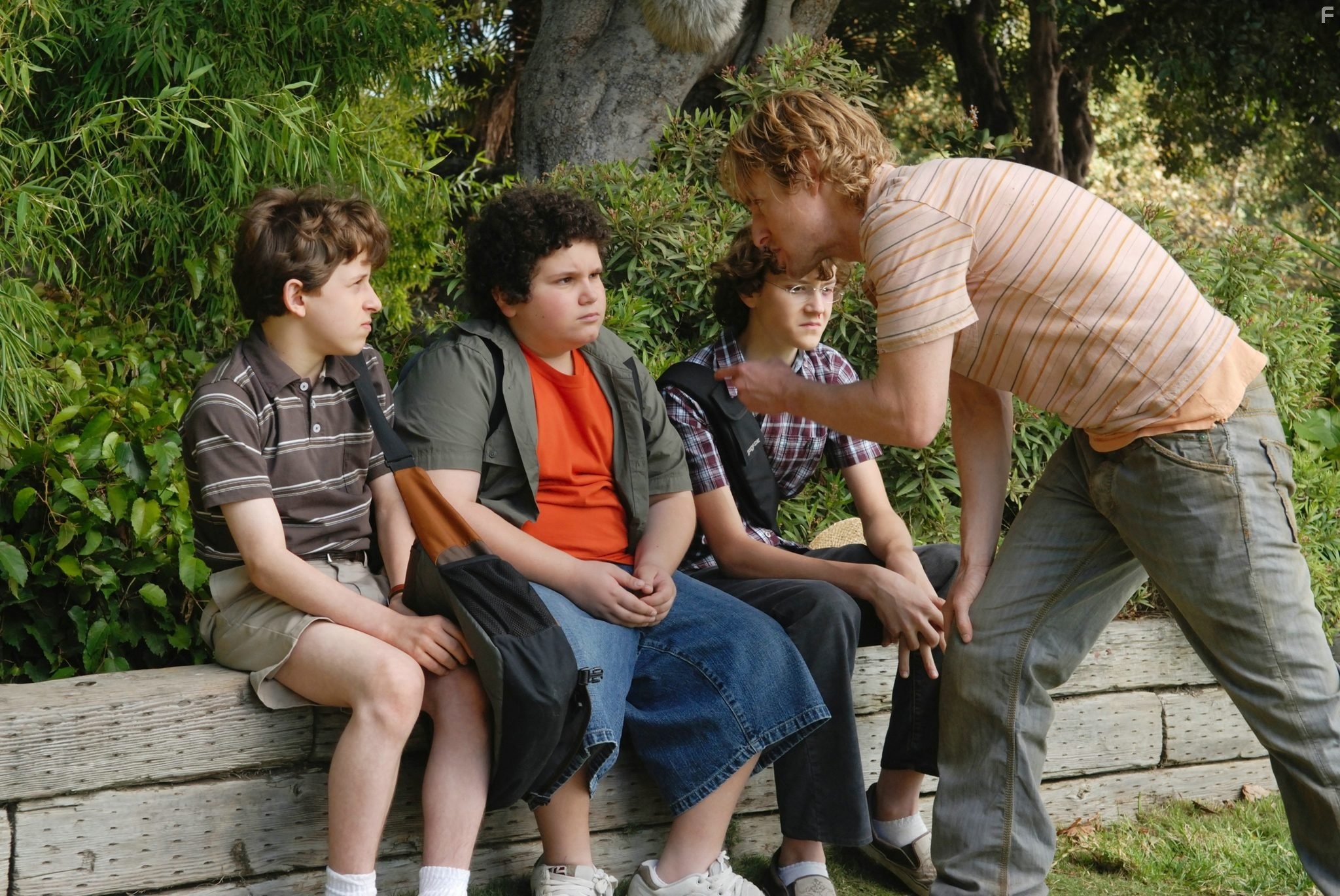 Owen Wilson, Troy Gentile, and Nate Hartley in Школа выживания (2008)