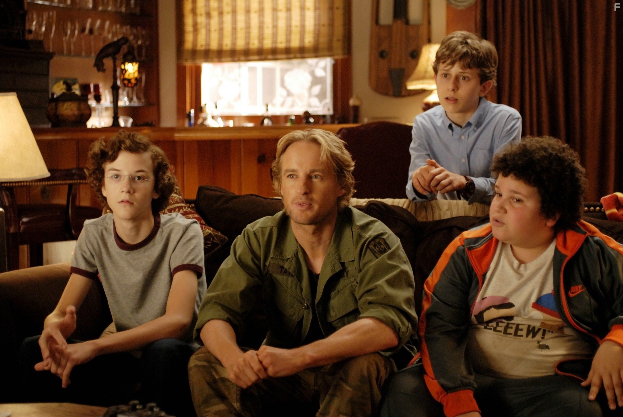 Owen Wilson, Troy Gentile, and Nate Hartley in Школа выживания (2008)