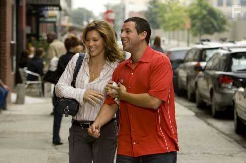 Adam Sandler and Jessica Biel in Чак и Ларри: Пожарная свадьба (2007)
