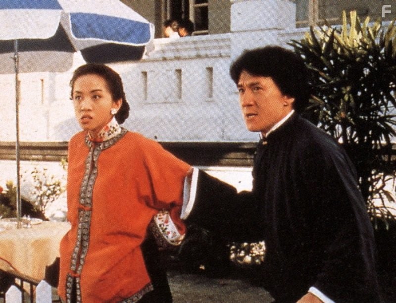 Jackie Chan and Anita Mui in Пьяный мастер 2 (1994)