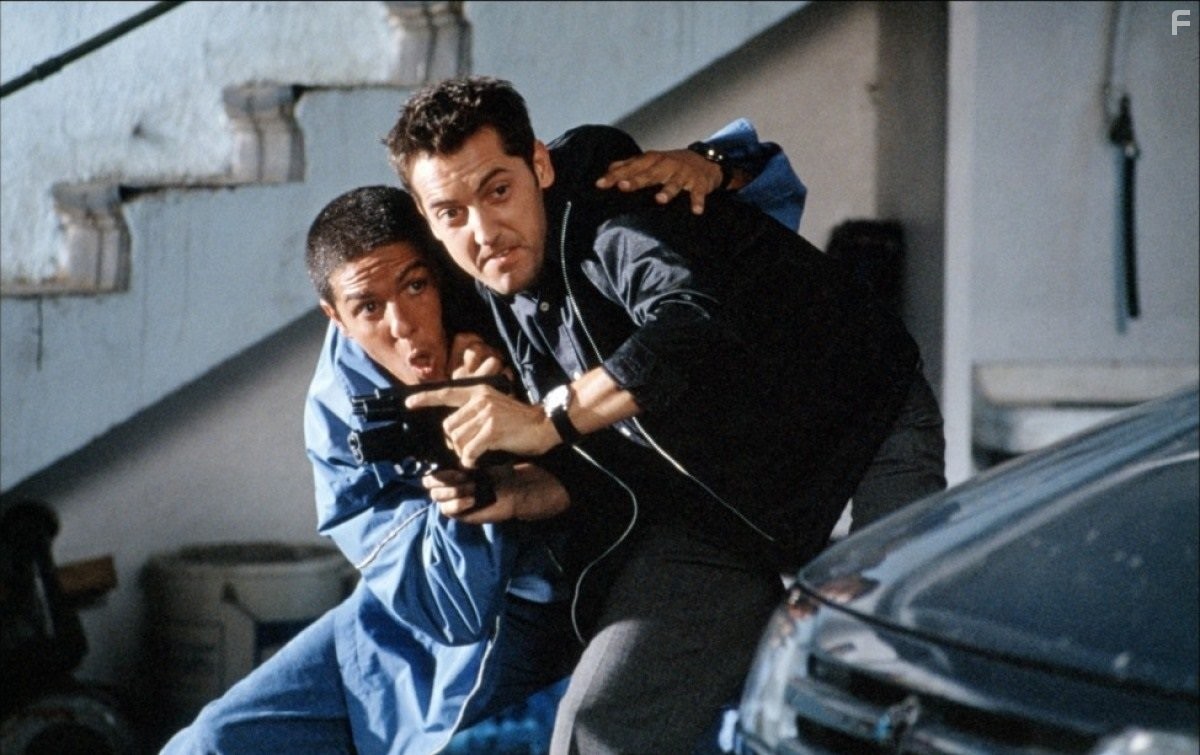 Fr?d?ric Diefenthal and Samy Naceri in Такси (1998)