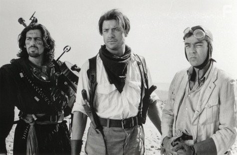 Brendan Fraser, John Hannah, and Oded Fehr in Мумия (1999)