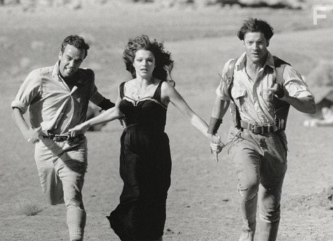 Brendan Fraser, John Hannah, and Rachel Weisz in Мумия (1999)
