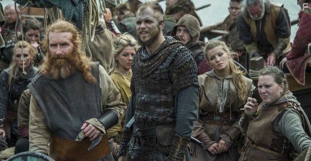 Gustaf Skarsg?rd in Викинги (2013)