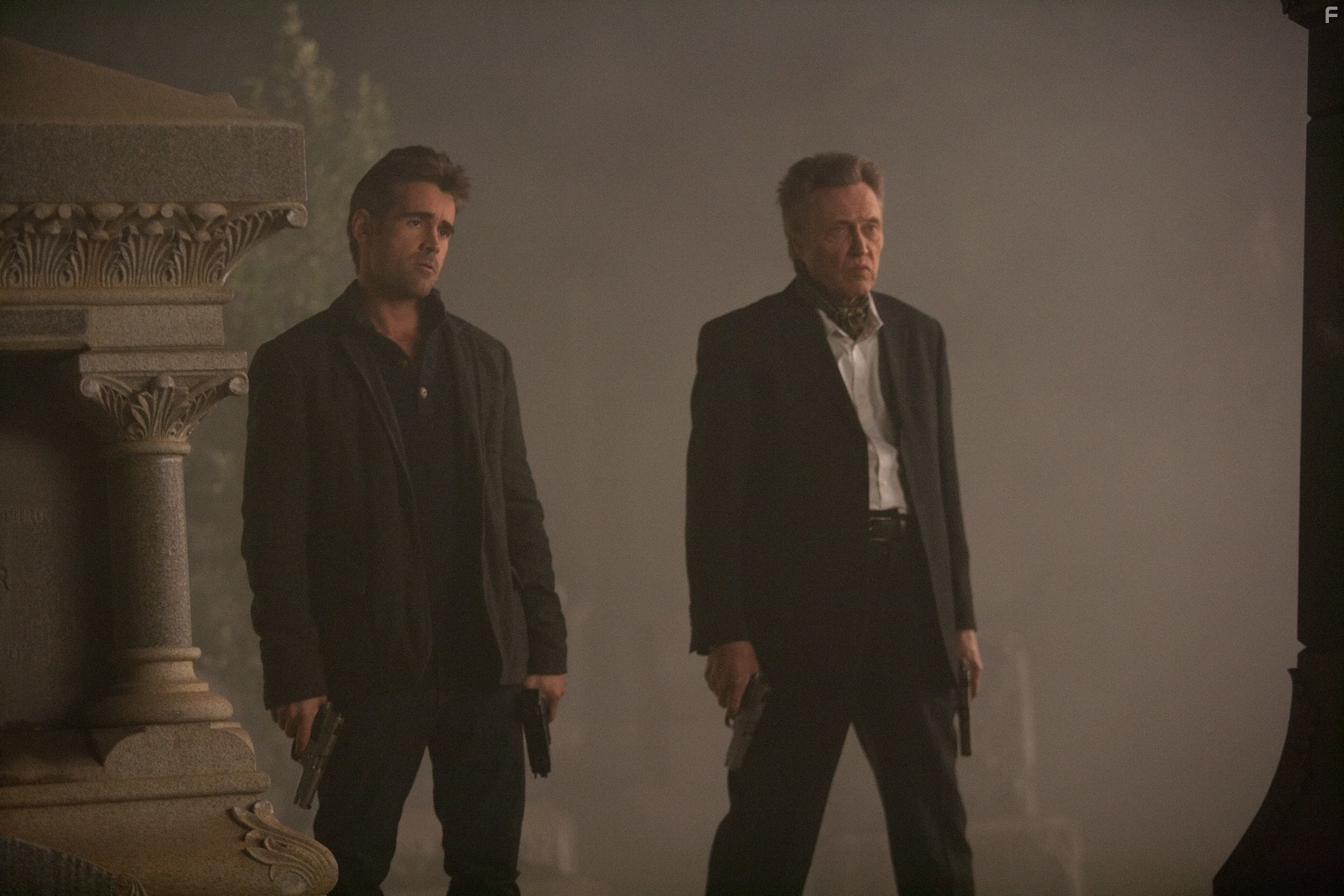 Christopher Walken and Colin Farrell in 7 Психопатов (2012)
