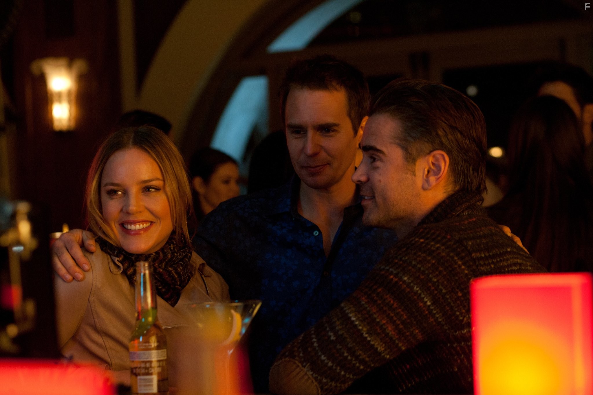 Sam Rockwell, Abbie Cornish, and Colin Farrell in 7 Психопатов (2012)