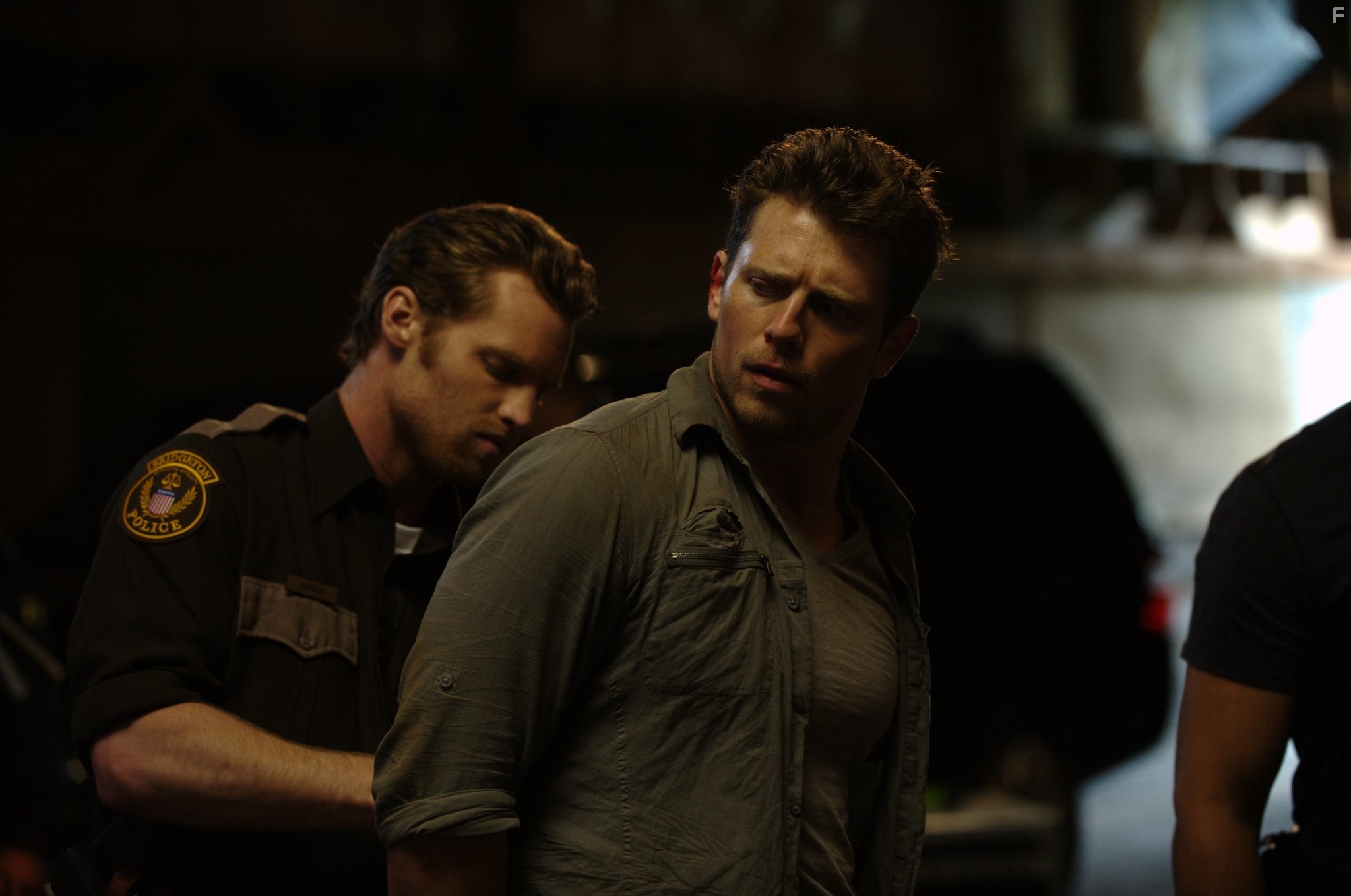 Mike 'The Miz' Mizanin and Jared Keeso in Морской пехотинец: Тыл (2013)